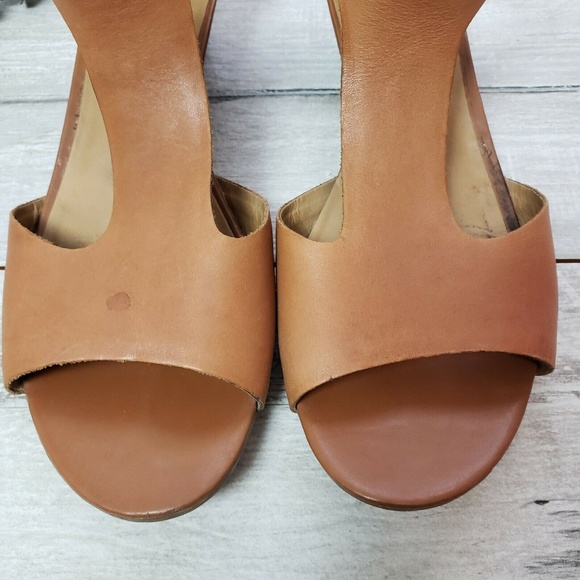 Franco Sarto UNAGI Wedge Brown Sandal - Picture 2 of 6